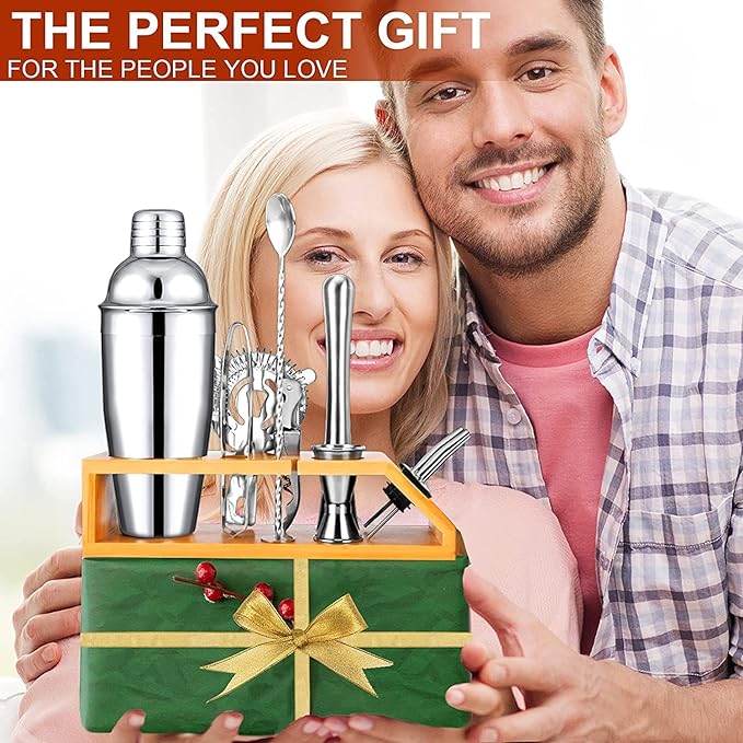 Cosy Tossy Cocktail Shaker Set Bartender Kit