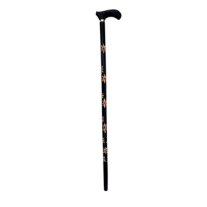 Cosy tossy Wooden Walking Stick with Beautiful Indian Art Design 36 INCH