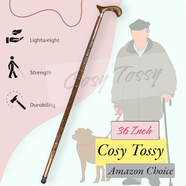 Cosy Tossy wooden walking sticks for old people/Men/Women
