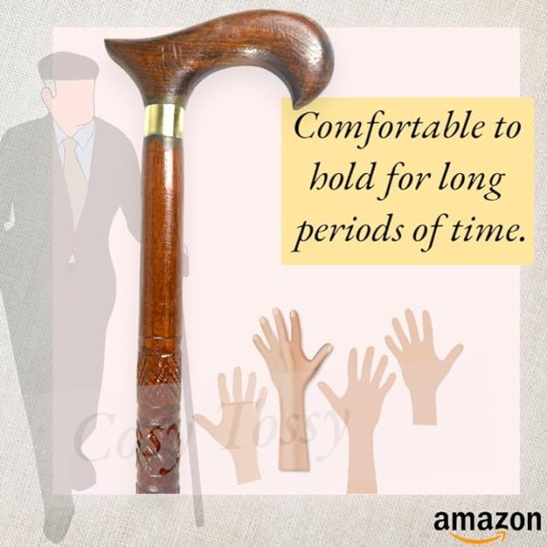 Cosy Tossy wooden walking sticks for old people/Men/Women