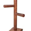Cosy tossy Bird Perch Training Gym Cum Exercise Stand with 3 Stairs Natural Wood Playful Perch Bird Stand Bird Toy