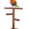 Parrot Perch Toys Natural Wood Jumping Standing Toy